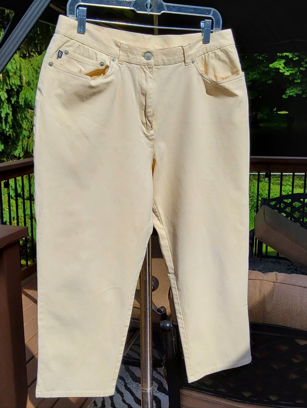 Lauren Ralph Lauren Pale Cream Capri Pants